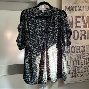 Michael Kors Snake Print Top